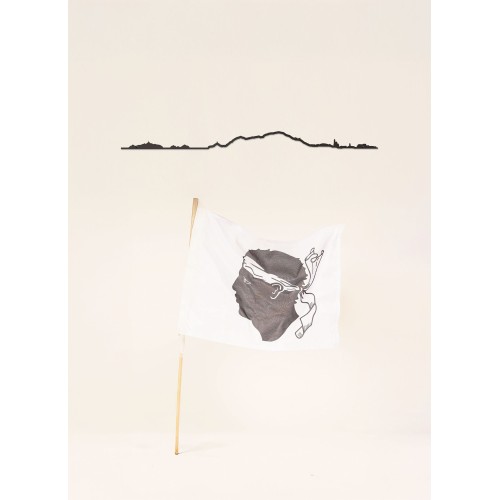 Ajaccio - The Line noir 50 cm