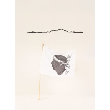 Ajaccio - The Line noir 50 cm