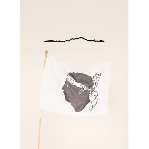 Ajaccio - The Line noir 19 cm