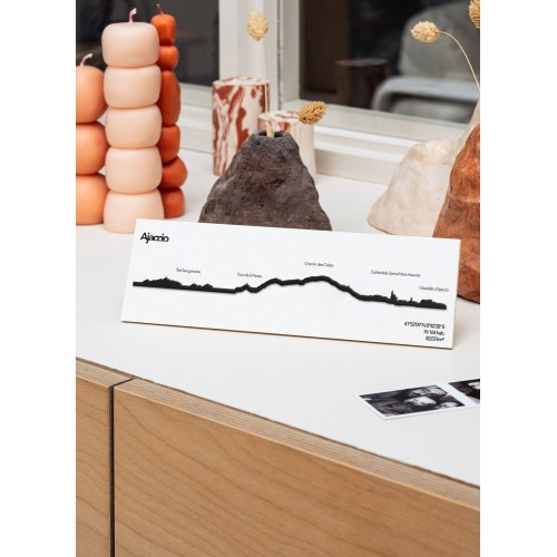 Ajaccio - The Line noir 19 cm