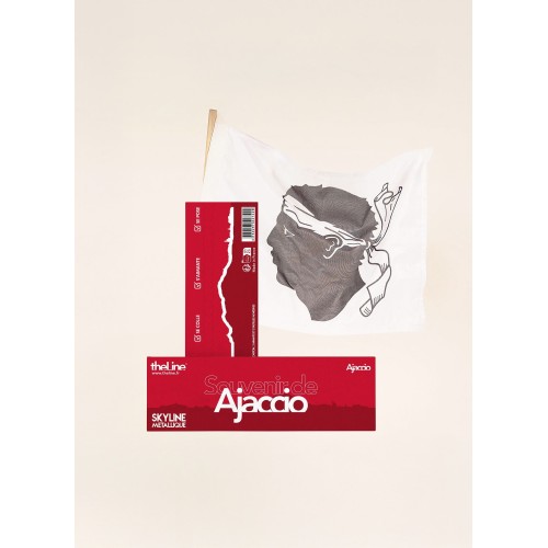 Ajaccio - The Line noir 19 cm