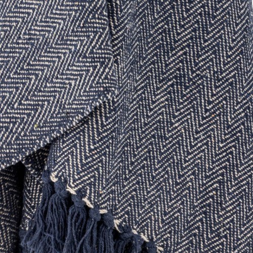 Herringbone plaid coton recyclé