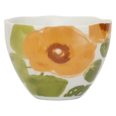 Tasse Good Morning Cappuccino/Thé Floral Art Ø11 cm - Caramel