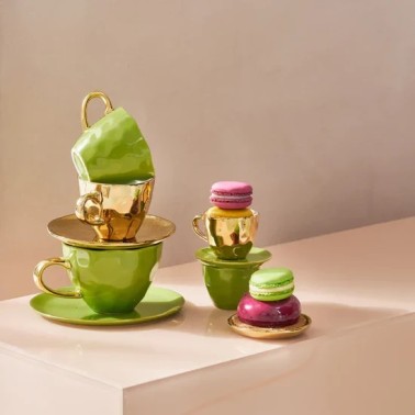 Sous-tasse Good Morning - Or