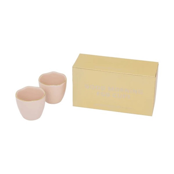 Coquetier Good Morning, ensemble de 2 - vieux rose