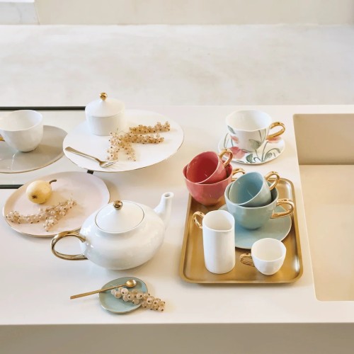 Tasse Good Morning Cappuccino/Thé Ø11 - Abricot