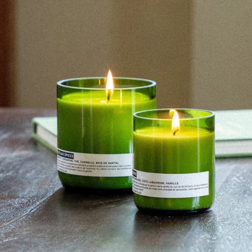 Bougie parfumée - Basilic citron 200 gr