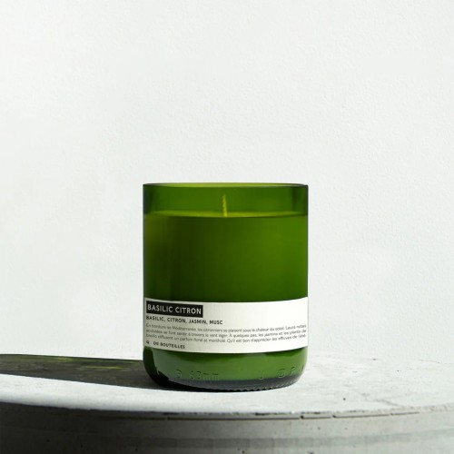 Bougie parfumée - Basilic citron 200 gr