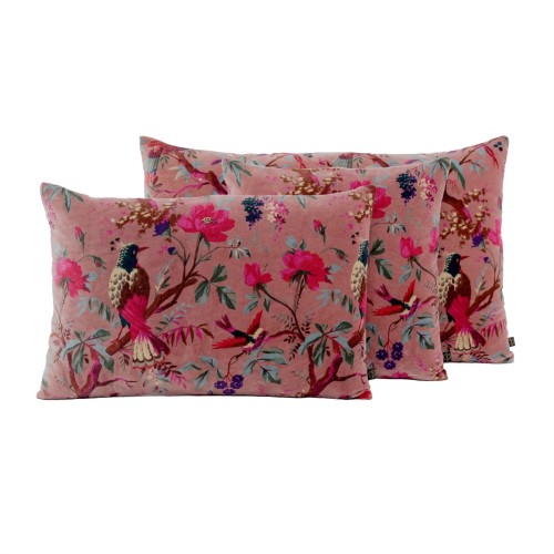Birdy housse coussin bois de rose 45*45