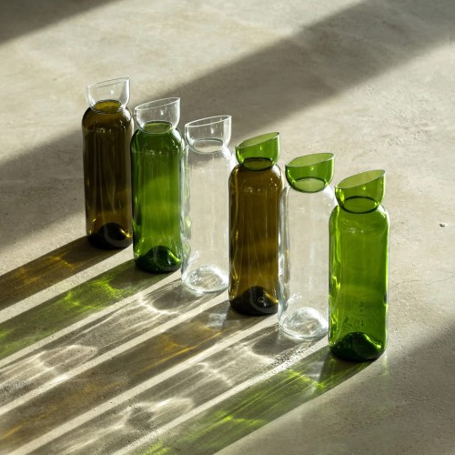 Carafe blanc/vert