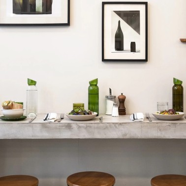 Carafe vert/canelle