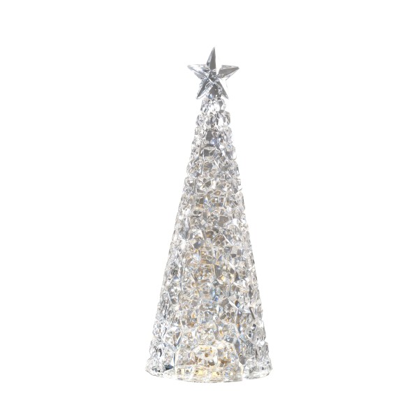 Glamor - argent, lampe décorative 28cm
