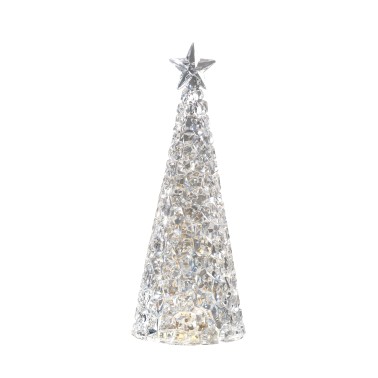 Glamor - argent, lampe décorative 28cm