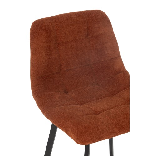Chaise bar Kent rouille