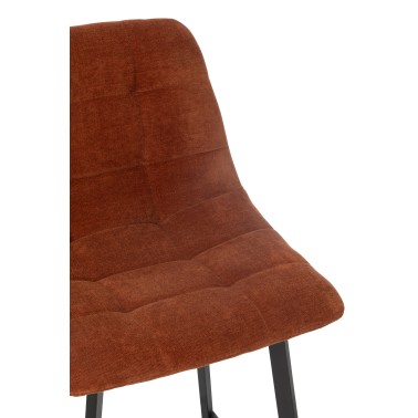 Chaise bar Kent rouille