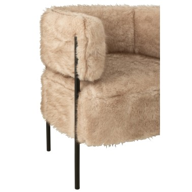 Fauteuil taupe