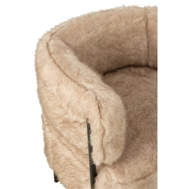 Fauteuil taupe