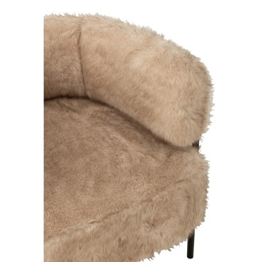 Fauteuil taupe