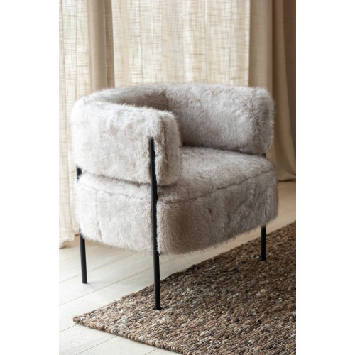 Fauteuil taupe