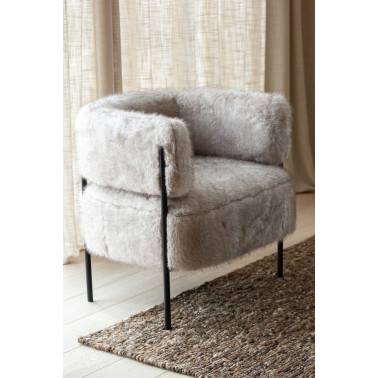 Fauteuil taupe