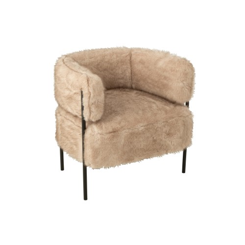 Fauteuil taupe