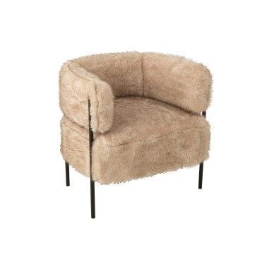 Fauteuil taupe