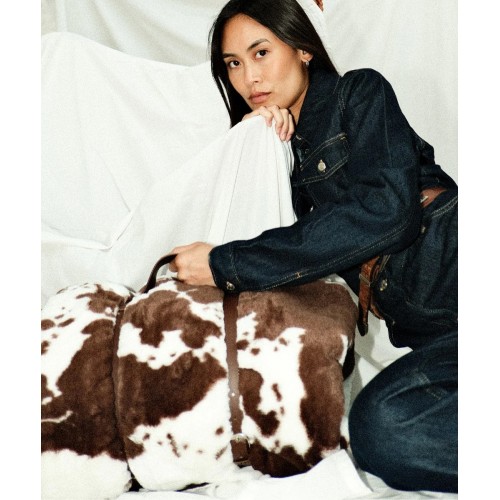 Plaid fausse fourrure Far west
