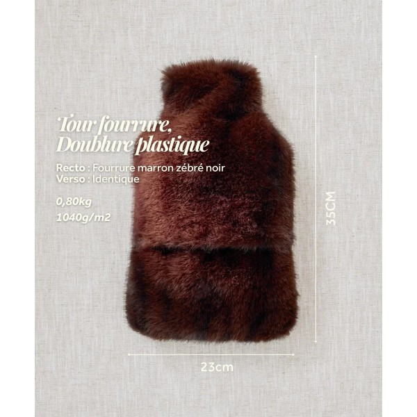 Bouillotte fourrure Cocon