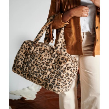 Sac weekender léopard
