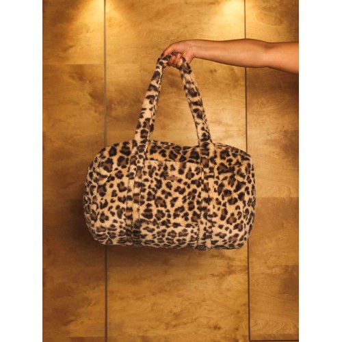 Sac weekender léopard