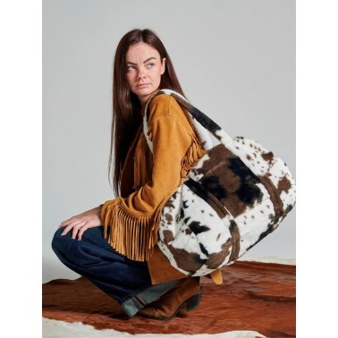 Sac weekender vache