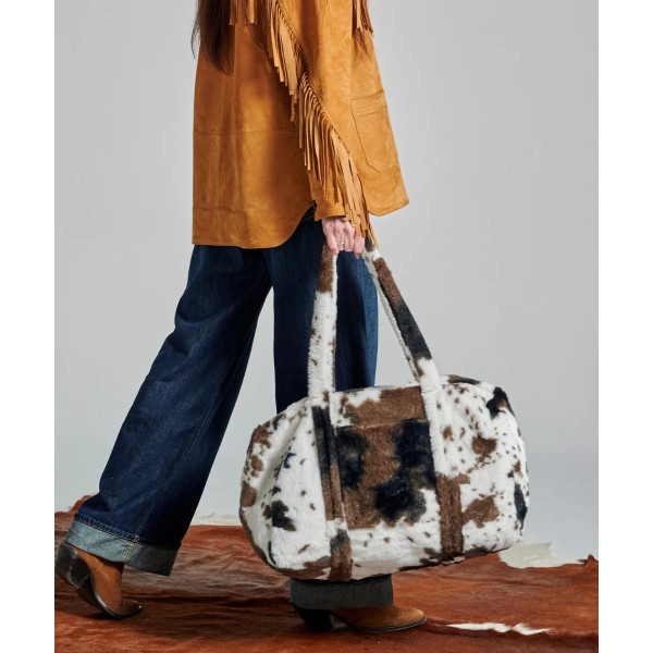 Sac weekender vache