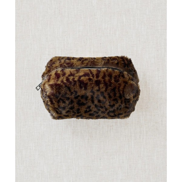 Trousse beauté léopard kaki