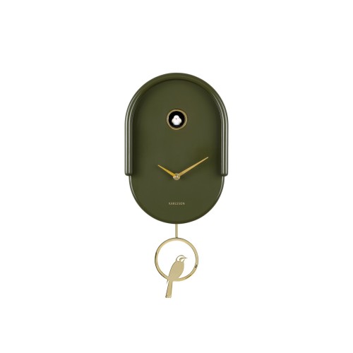 Horloge a pendule Tweet - green