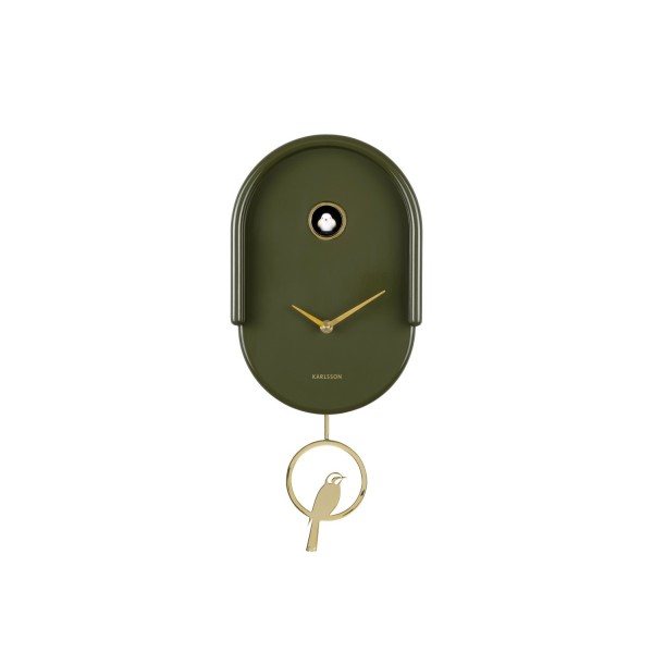 Horloge a pendule Tweet - green