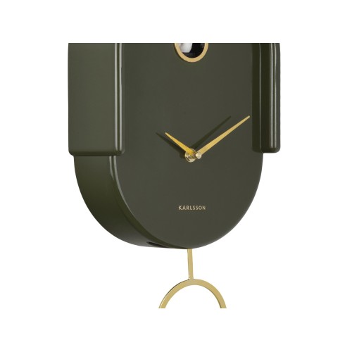 Horloge a pendule Tweet - green