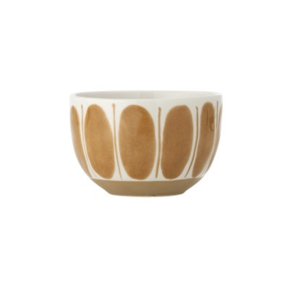 Linora bol marron grès ovale