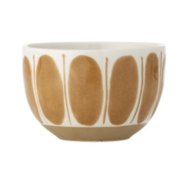 Linora bol marron grès ovale