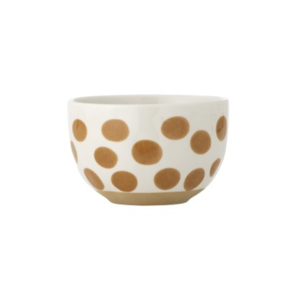 Linora bol marron grès rond