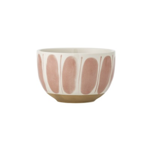 Linora bol rose grès ovale