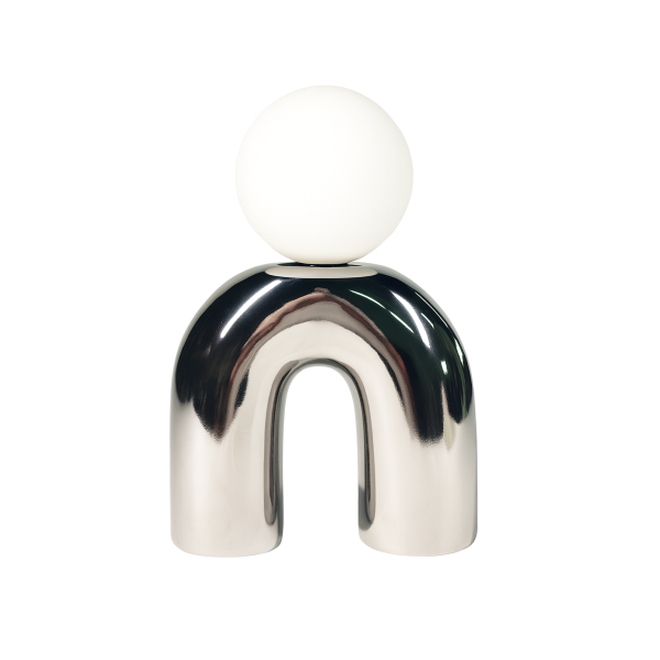 Lampe pop U chrome