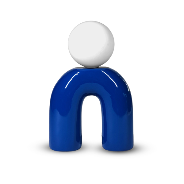 Lampe pop U bleu