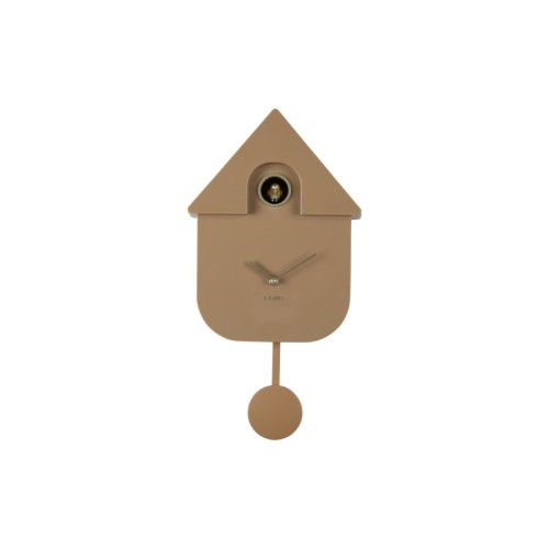Horloge à pendule coucou modern - mocha brown