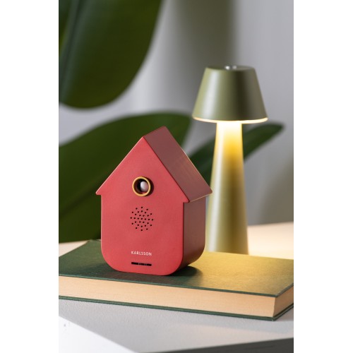 Boite d'ambiance sonore coucou modern - red ochre