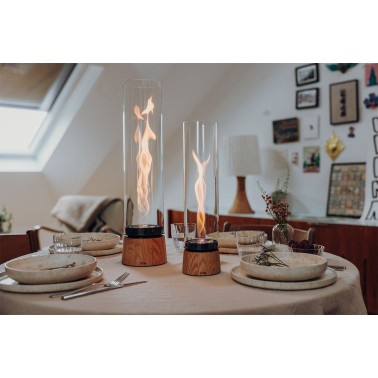 Cheminée de table Spin Air 900 chêne