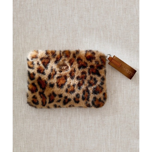 Pochette pipée léopard prenium