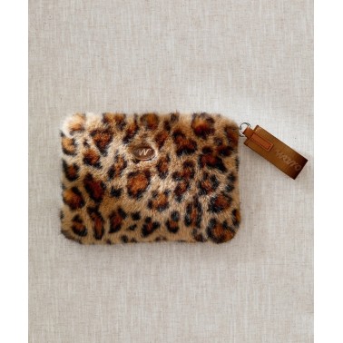 Pochette pipée léopard prenium