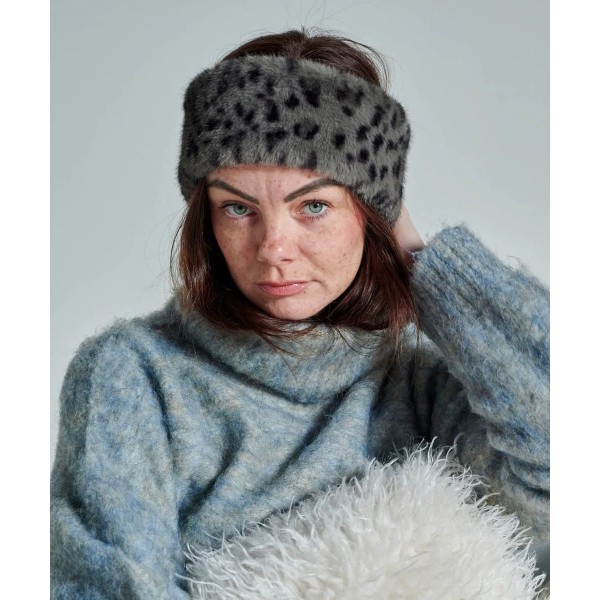 Bandeau léopard gris