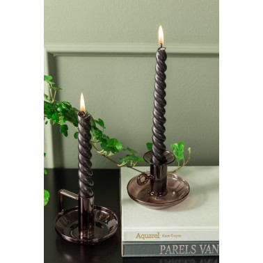 Candle Holder Modern Light Chocolat
