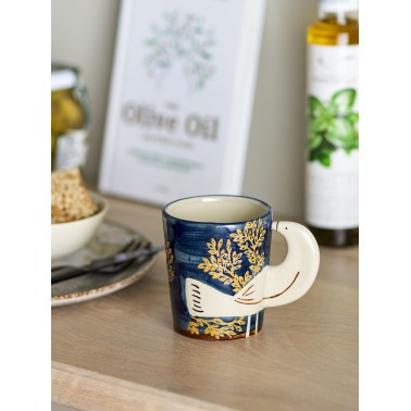 Hezha Tasse Blue Grès